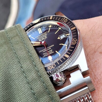 Montre ZRC 1904 Grands Fonds GF 38 Héritage Satiné 39mm