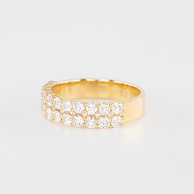 Bague Pétillante or jaune & diamants