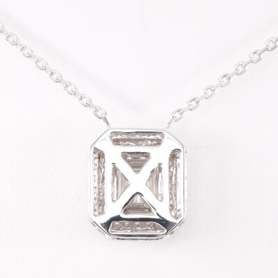 Collier Jazz or blanc & diamants