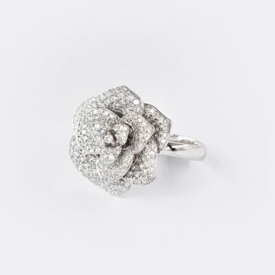 Bague Rosalba or blanc & diamants
