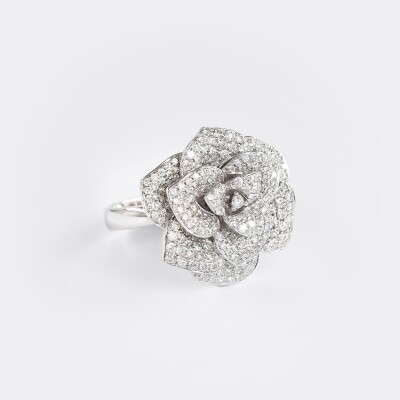 Bague Rosalba or blanc & diamants