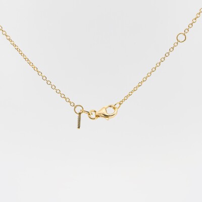 Collier Babylone or jaune & diamants