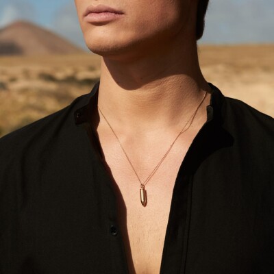 Pendentif Akillis sur chaîne Bang Bang en or rose