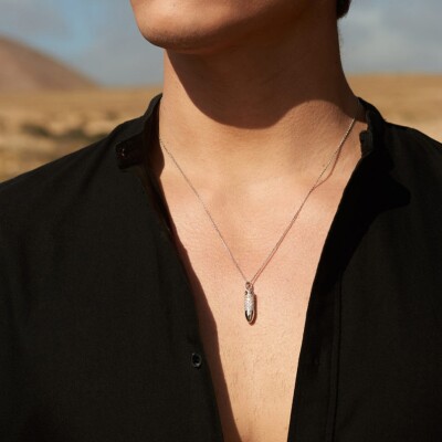 Pendentif Akillis Bang Bang en or jaune et diamants