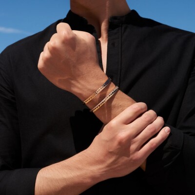 Bracelet Akillis jonc ouvert Capture Light en or jaune et diamant