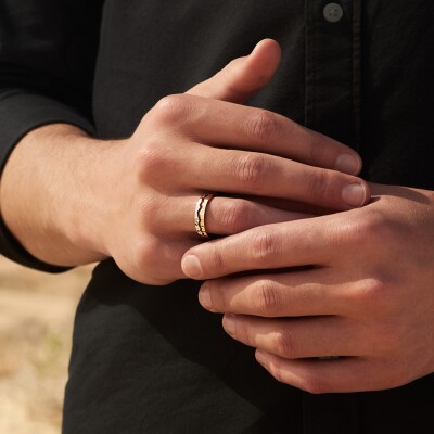 Bague Akillis Capture Light en or jaune