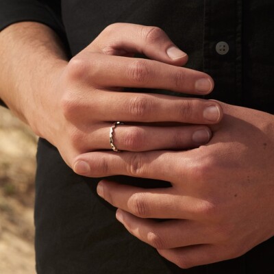 Bague Akillis Capture Light en or blanc