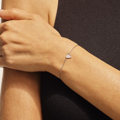 Bracelet Akillis LoveTag en or blanc