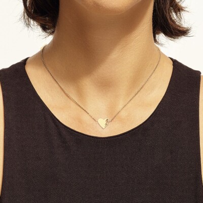 Collier Akillis LoveTag en or jaune