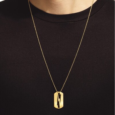 Pendentif Akillis LoveTag en or jaune