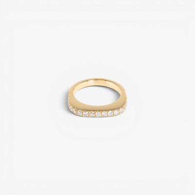 Bague Orizon or jaune & diamants