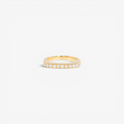 Bague Orizon or jaune & diamants