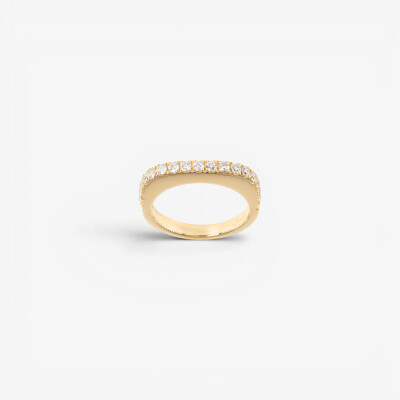 Bague Orizon or jaune & diamants