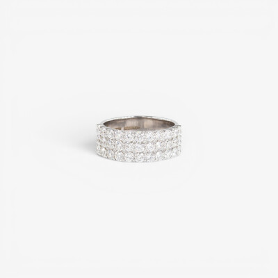 Bague Pétillante or blanc & diamants