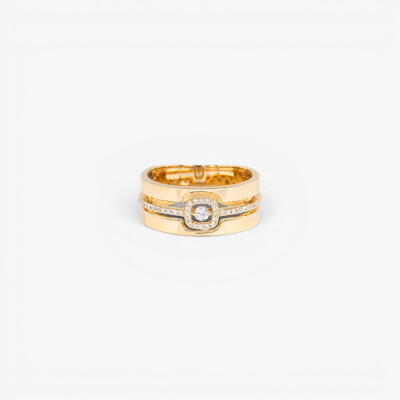 Bague Odyssée or jaune & diamants