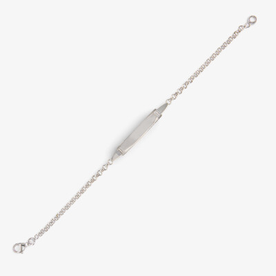 Gourmette or blanc maille jaseron