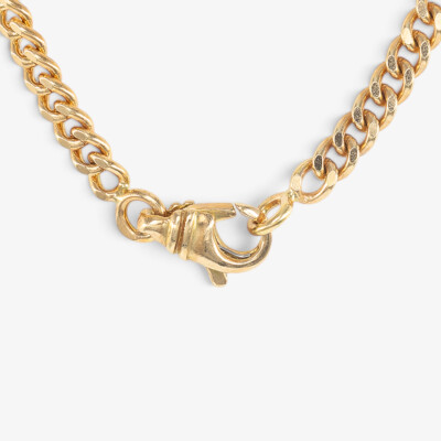 Gourmette or jaune maille gourmette