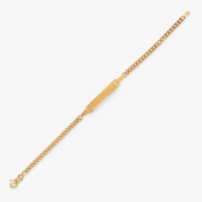 Gourmette or jaune maille gourmette