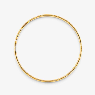 Bracelet jonc or jaune