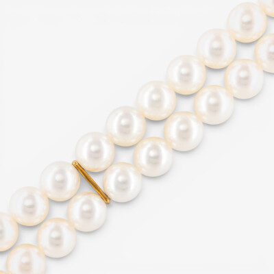 Bracelet or jaune & perles Akoya