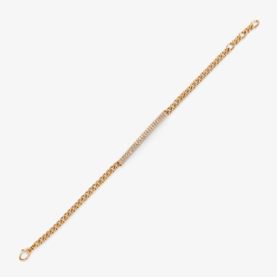 Bracelet Alizée or rose & diamants
