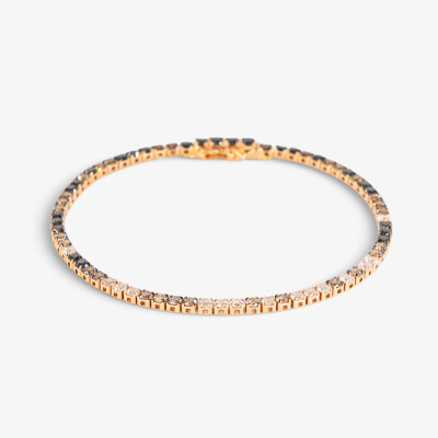 Bracelet Crépuscule or rose & diamants