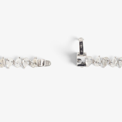 Bracelet Versailles or blanc & diamants