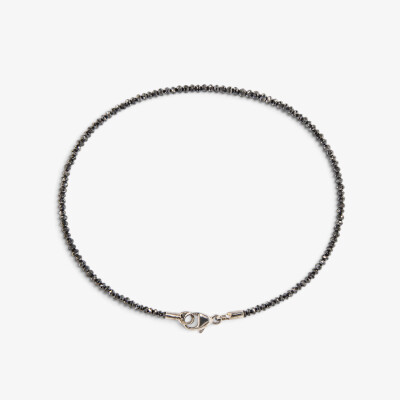 Bracelet Mirage or blanc & diamants noirs