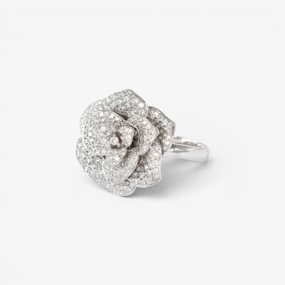 Bague Rosalba or blanc & diamants