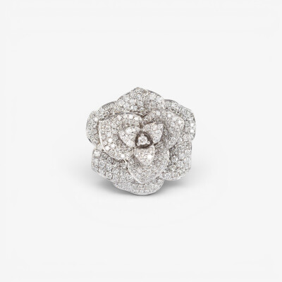 Bague Rosalba or blanc & diamants