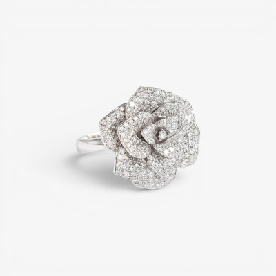 Bague Rosalba or blanc & diamants