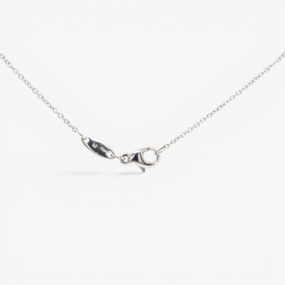 Collier Crépidante or blanc & diamants
