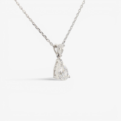 Collier Absolu or blanc & diamants