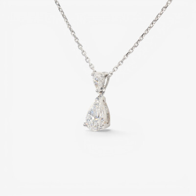 Collier Absolu or blanc & diamants