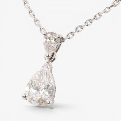 Collier Absolu or blanc & diamants
