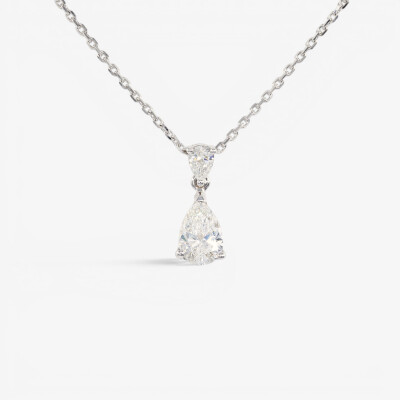 Collier Absolu or blanc & diamants
