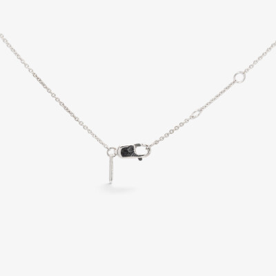 Collier Odyssée or blanc & diamants