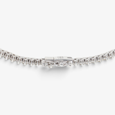 Collier Impératrice or blanc & diamants
