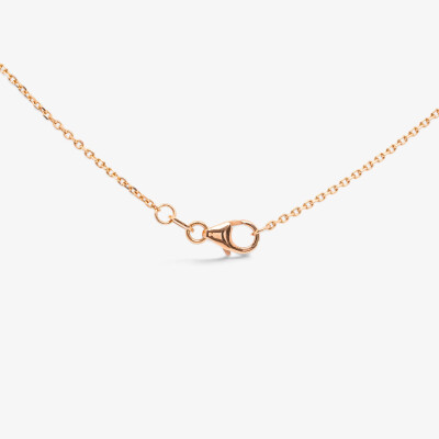 Collier Spring or rose, saphirs & diamants