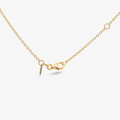 Collier Babylone or jaune & diamants