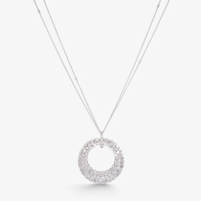 Collier Versailles or blanc & diamants