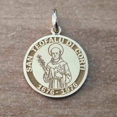 Médaille SAN TEOFALU en or jaune
