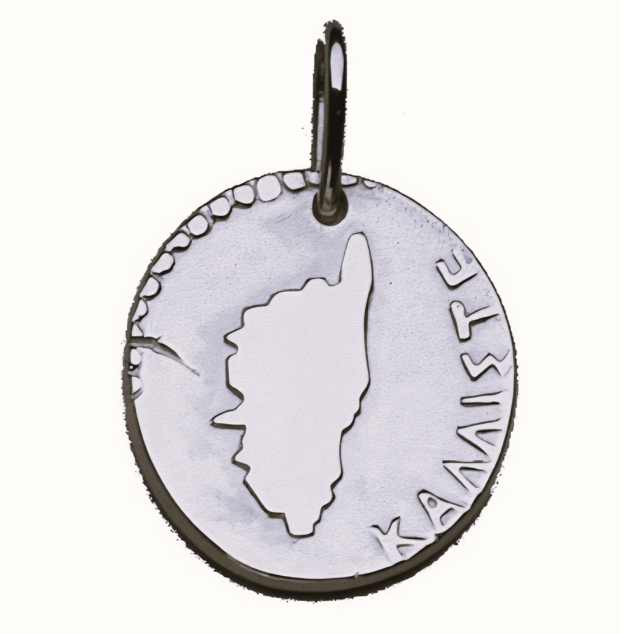 Médaille Corse Mariotti Kallisté MM en argent, 22mm vue 3