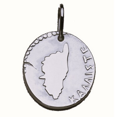 Médaille Corse Mariotti Kallisté MM en argent, 22mm