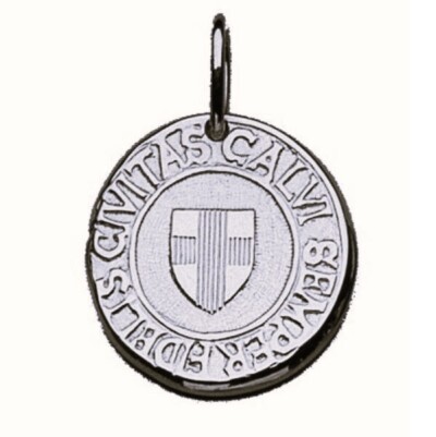Médaille Corse Mariotti Calvi C.C MM en argent, 20mm