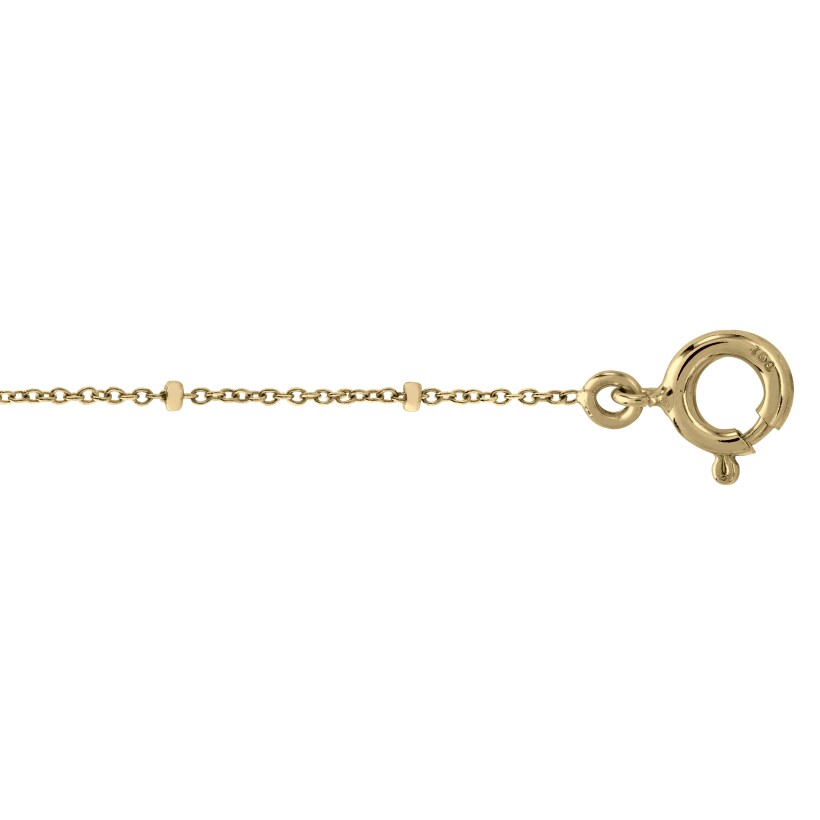 Collier chaine boules alternées or jaune 18k