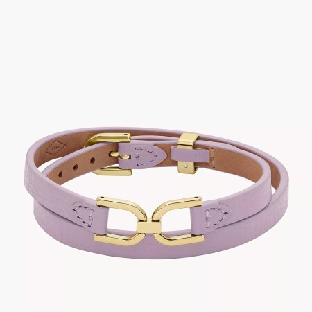 Bracelet en cuir Fossil Hertiage D-Link