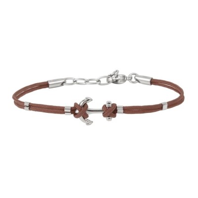 Bracelet Elden paris ACON mini en acier et cordon