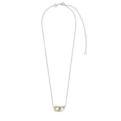 Collier Ti sento argent et oxydes de zirconium 34025ZY
