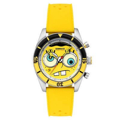 Montre Spinnaker x Bob L'Éponge Fleuss Chronographe Eyedial Eye Spy Yellow
